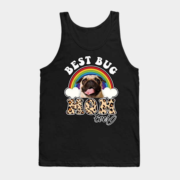 Best Pug Mom Tank Top by SmithyJ88